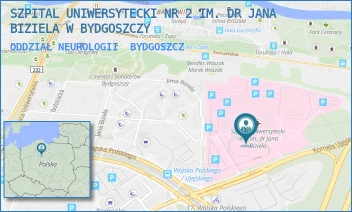 ODDZIAŁ NEUROLOGII - SZPITAL UNIWERSYTECKI NR 2 IM. DR JANA BIZIELA W BYDGOSZCZY - UJEJSKIEGO 75, BYDGOSZCZ