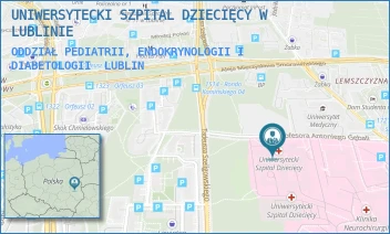 ODDZIAŁ PEDIATRII, ENDOKRYNOLOGII I DIABETOLOGII - UNIWERSYTECKI SZPITAL DZIECIĘCY W LUBLINIE - PROF. ANTONIEGO GĘBALI 6, LUBLIN