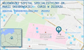 ODDZIAŁ ENDOKRYNOLOGICZNY - WOJEWÓDZKI SZPITAL SPECJALISTYCZNY IM. MARII SKŁODOWSKIEJ - CURIE W ZGIERZU - UL. PARZĘCZEWSKA 35, ZGIERZ