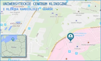 I KLINIKA KARDIOLIGII - UNIWERSYTECKIE CENTRUM KLINICZNE - MARIANA SMOLUCHOWSKIEGO 17,  GDAŃSK