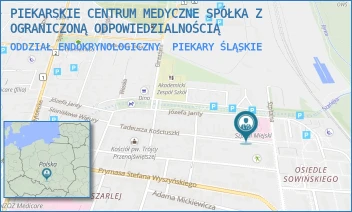 ODDZIAŁ ENDOKRYNOLOGICZNY - PIEKARSKIE CENTRUM MEDYCZNE SPÓŁKA Z OGRANICZONĄ ODPOWIEDZIALNOŚCIĄ - UL. SZPITALNA 11,  PIEKARY ŚLĄSKIE