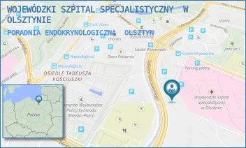 PORADNIA ENDOKRYNOLOGICZNA - WOJEWÓDZKI SZPITAL SPECJALISTYCZNY W OLSZTYNIE - ŻOŁNIERSKA 16B, OLSZTYN